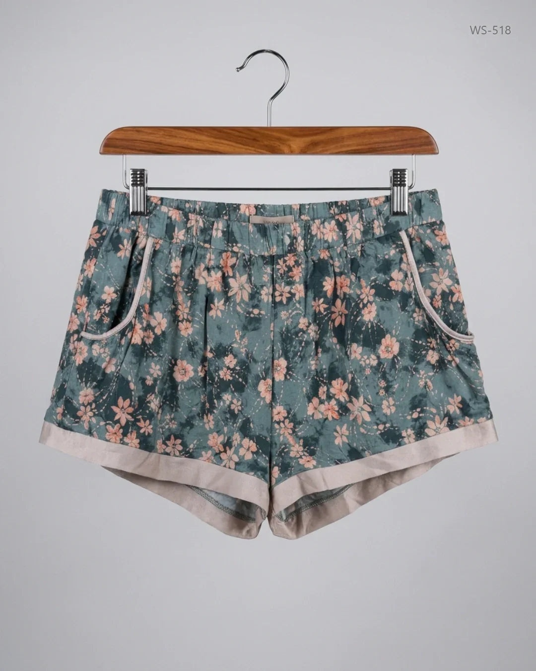 Womens Shorts | LOVE TO LOUNGE | Preloved Branded | Grey Polyester | Premium | OTS Thrift Store Lahore Pakistan