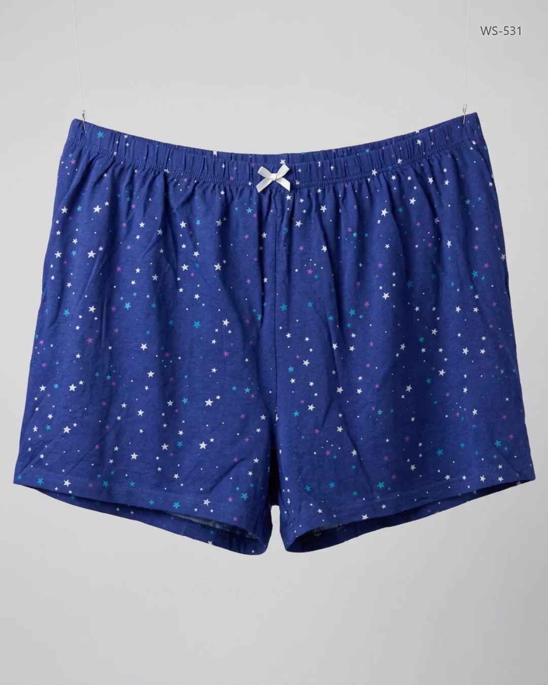 Womens Shorts | Anya Madsen | Preloved Branded | Blue Cotton | Premium | OTS Thrift Store Peshawar Pakistan