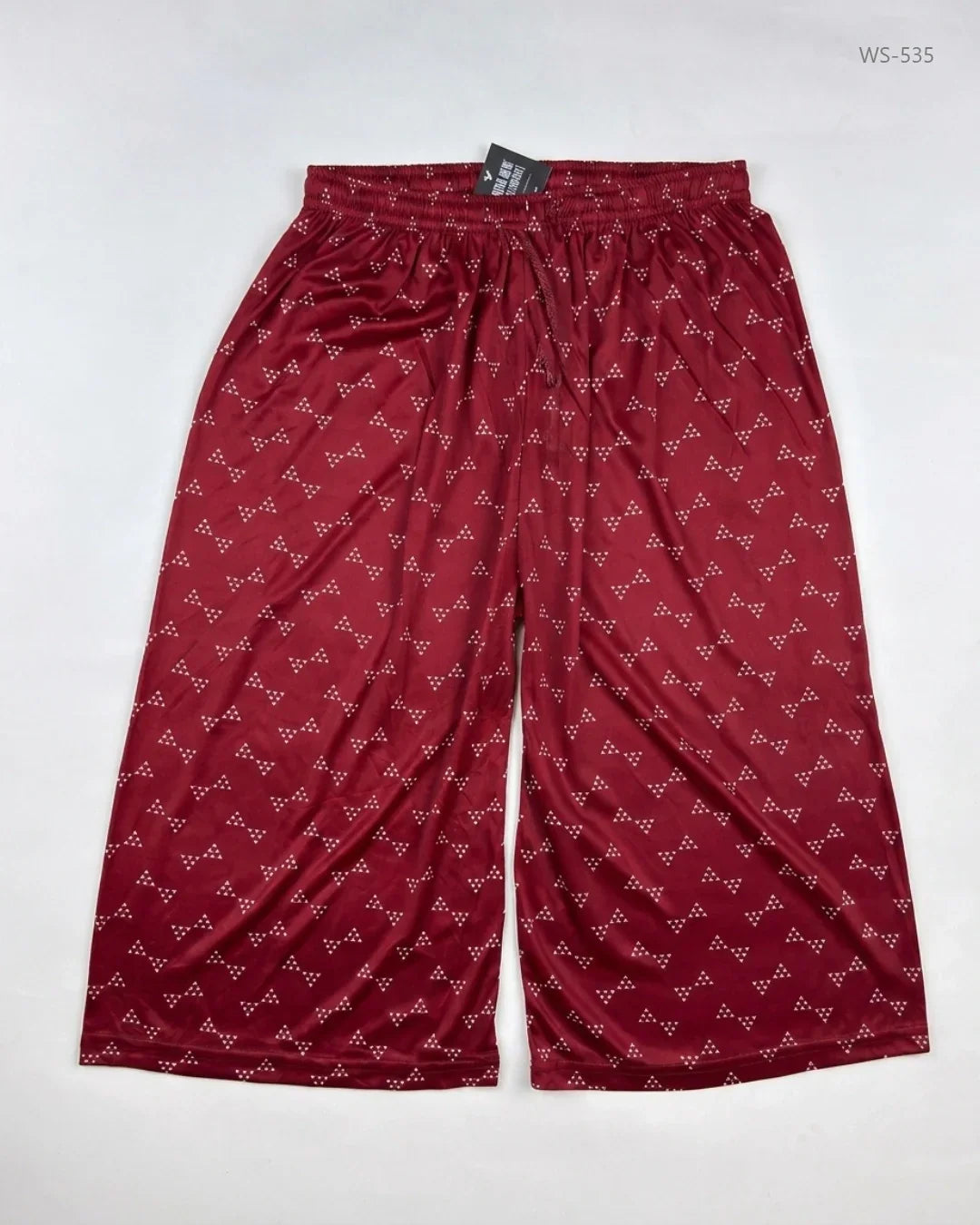 Shop Premium Womens Shorts by CUT LABEL | Preloved Branded Clothes | Maroon Polyester | Women | OTS Thrift Store Peshawar Pakistan