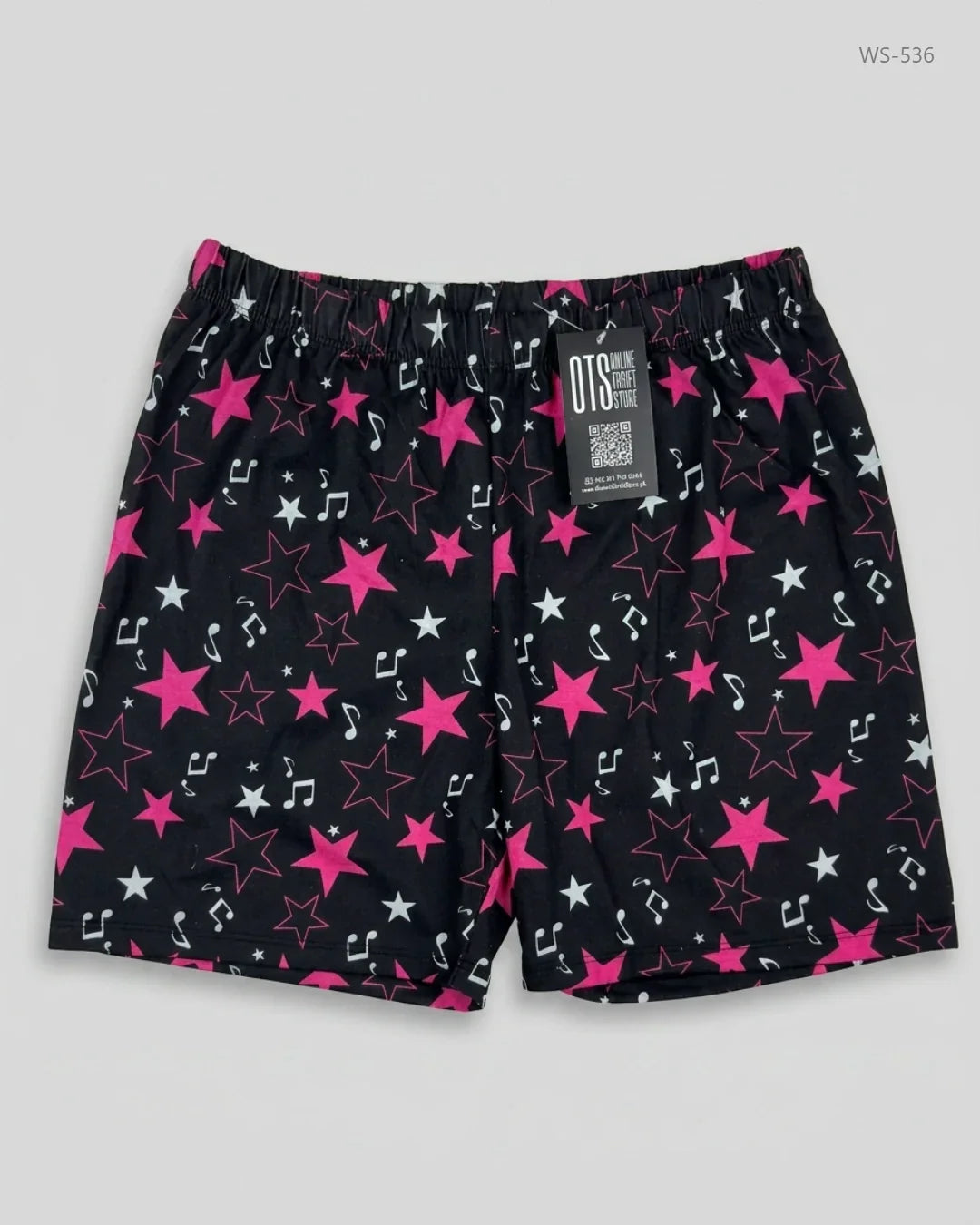 UK Imported secondhand Womens Shorts - Harry Bear brand, Black cotton, Premium condition, for Women - Online Thrift Store Peshawar Pakistan