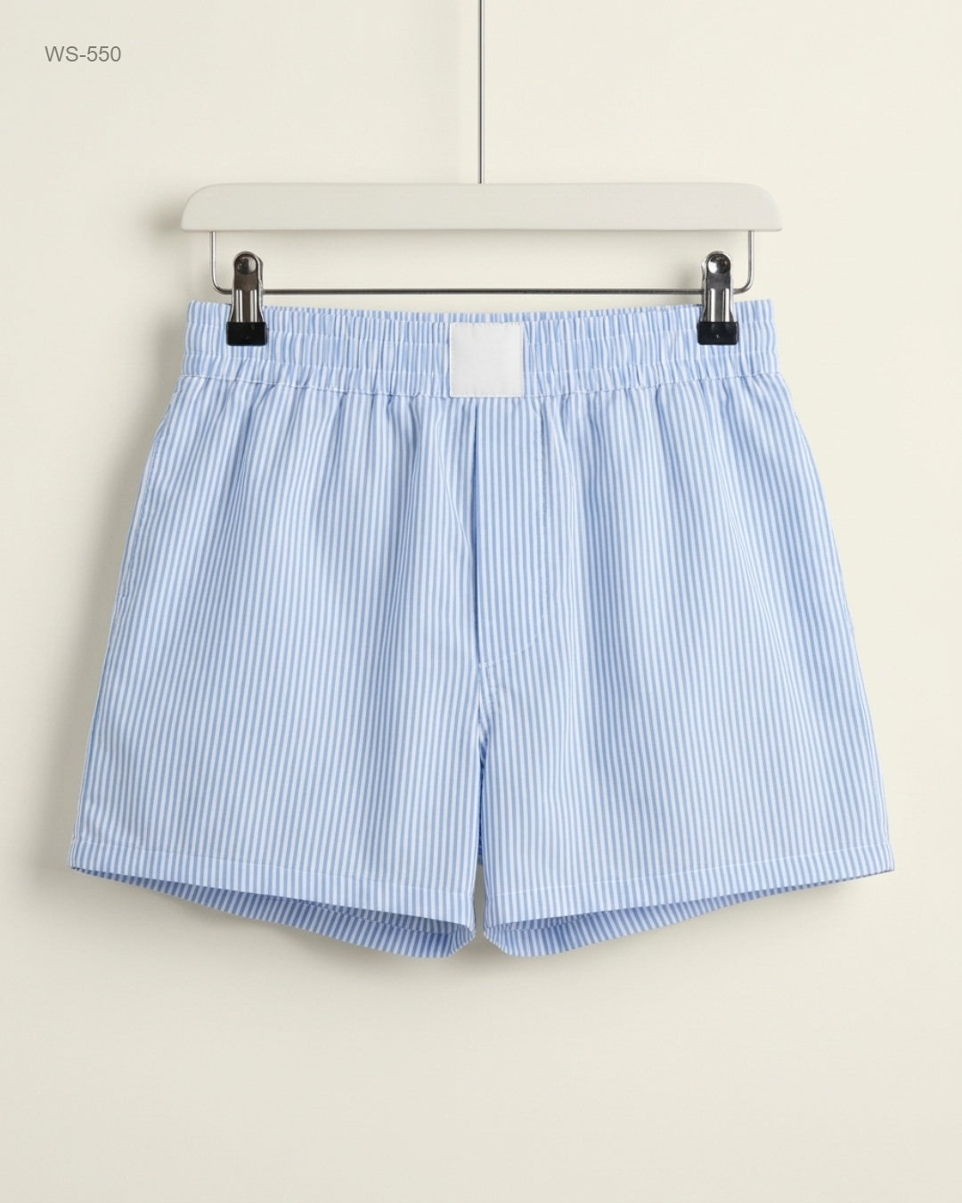 Secondhand Branded Womens Shorts by Shein, SkyBlue Cotton fabric, Premium condition, for Womens - Online Thrift Shop Lahore Pakistan