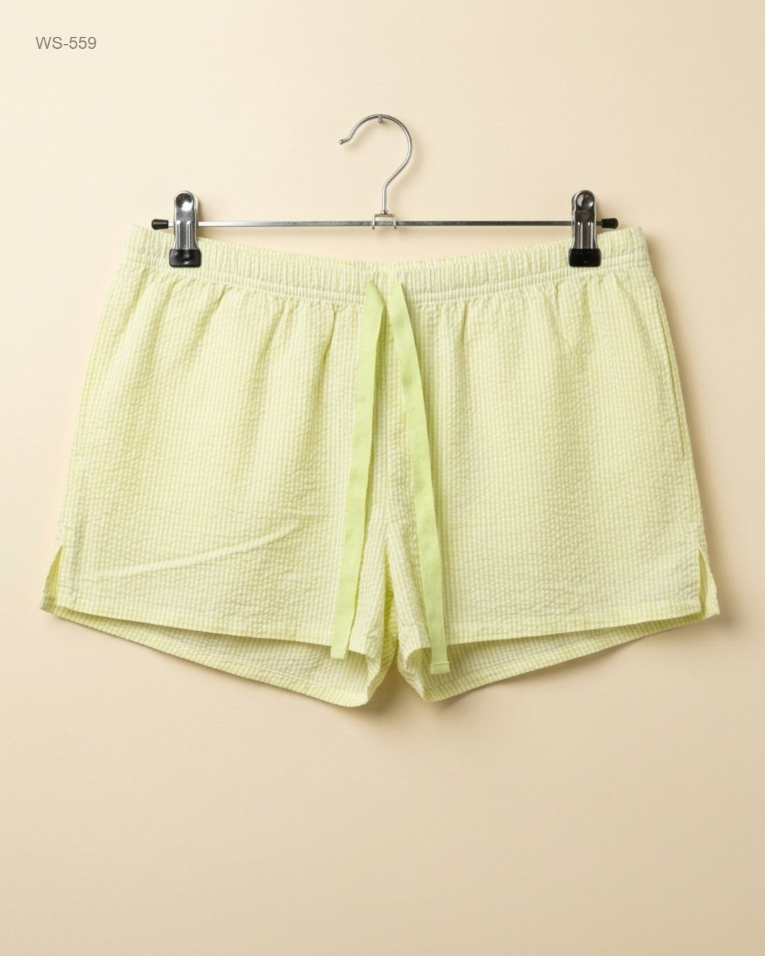 UK Imported secondhand Womens Shorts - LOVE TO LOUNGE brand, LimeGreen Cotton, Premium condition, for Womens - Online Thrift Store Islamabad Pakistan