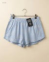 Shop Premium Womens Shorts by DUNNES | Preloved Branded Clothes | SkyBlue Cotton | Womens | OTS Thrift Store Karachi Pakistan