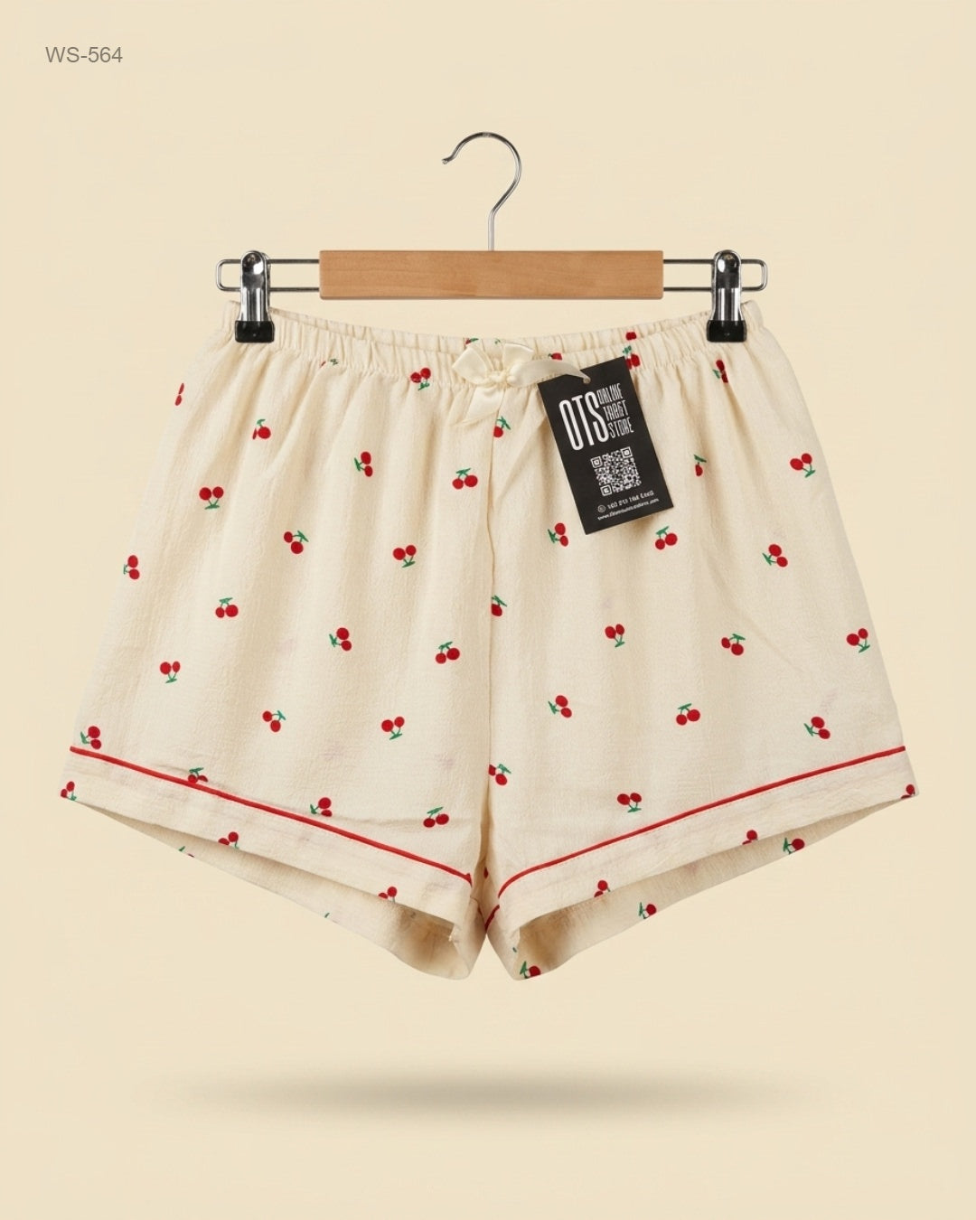 Premium Condition Womens Shorts | Preloved Unknown | Beige Polyester | Thrift Shop for Womens Peshawar Pakistan | OTS