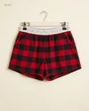 Shop Premium Womens Shorts by HOLLISTER | Preloved Branded Clothes | Maroon Nylon | Womens | OTS Thrift Store Karachi Pakistan