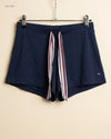 UK Imported secondhand Womens Shorts - Tommy Hilfiger brand, Blue Polyester, Premium condition, for Womens - Online Thrift Store Karachi Pakistan