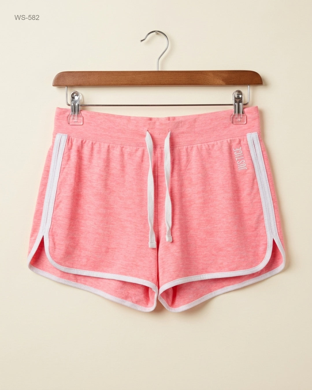 Premium Condition Womens Shorts | Preloved Justice Active | Pink Polyester | Thrift Shop for Womens Peshawar Pakistan | OTS