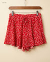 Secondhand Branded Womens Shorts by Shein, Red Polyester fabric, Premium condition, for Womens - Online Thrift Shop Islamabad Pakistan