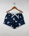 Secondhand Branded Womens Shorts by Cut Label, DarkBlue Polyester fabric, Premium condition, for Women - Online Thrift Shop Karachi Pakistan