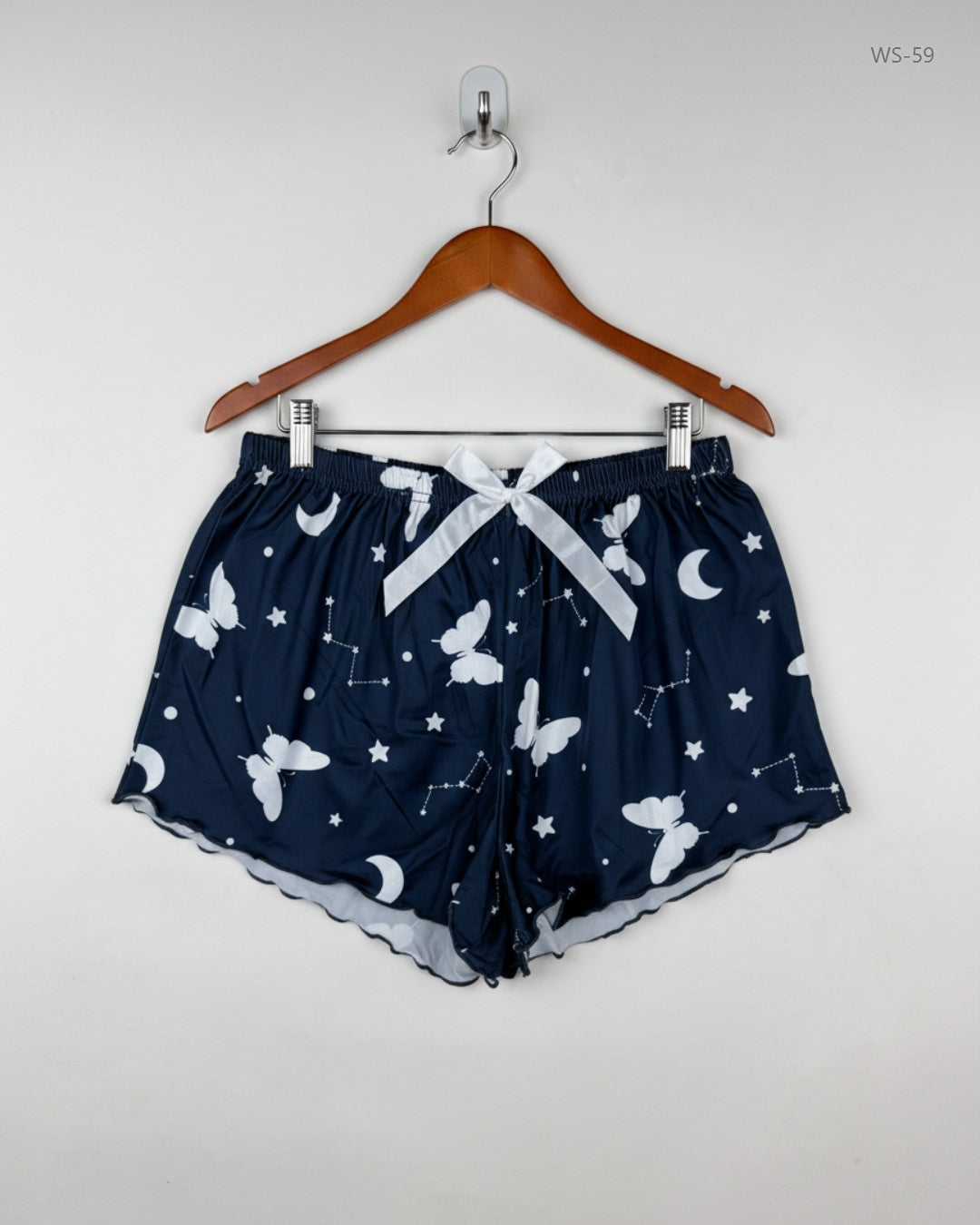 Secondhand Branded Womens Shorts by Cut Label, DarkBlue Polyester fabric, Premium condition, for Women - Online Thrift Shop Karachi Pakistan