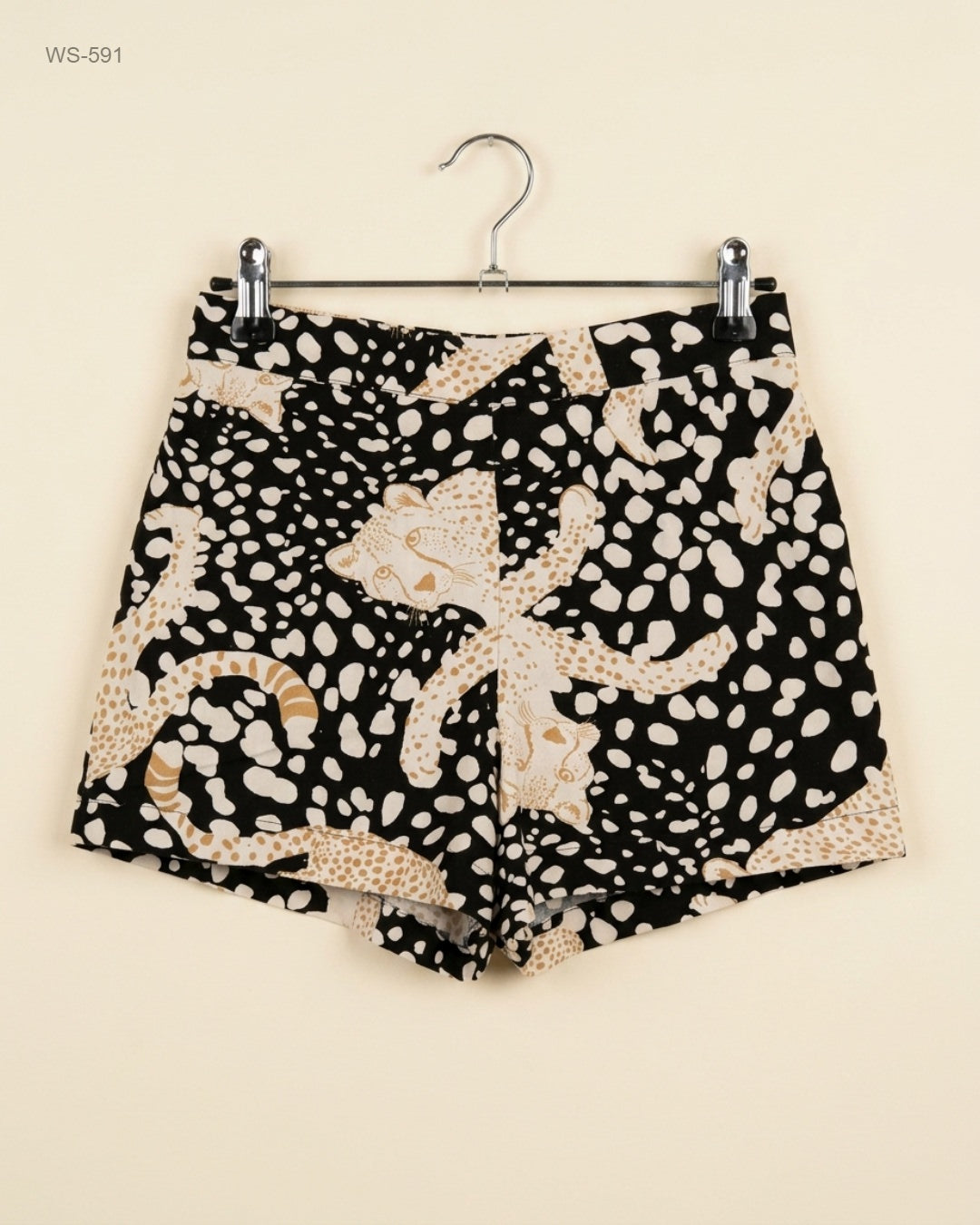 Preloved Premium Womens Shorts by George, Black Cotton for Womens - OTS Thrift Shop Islamabad Pakistan