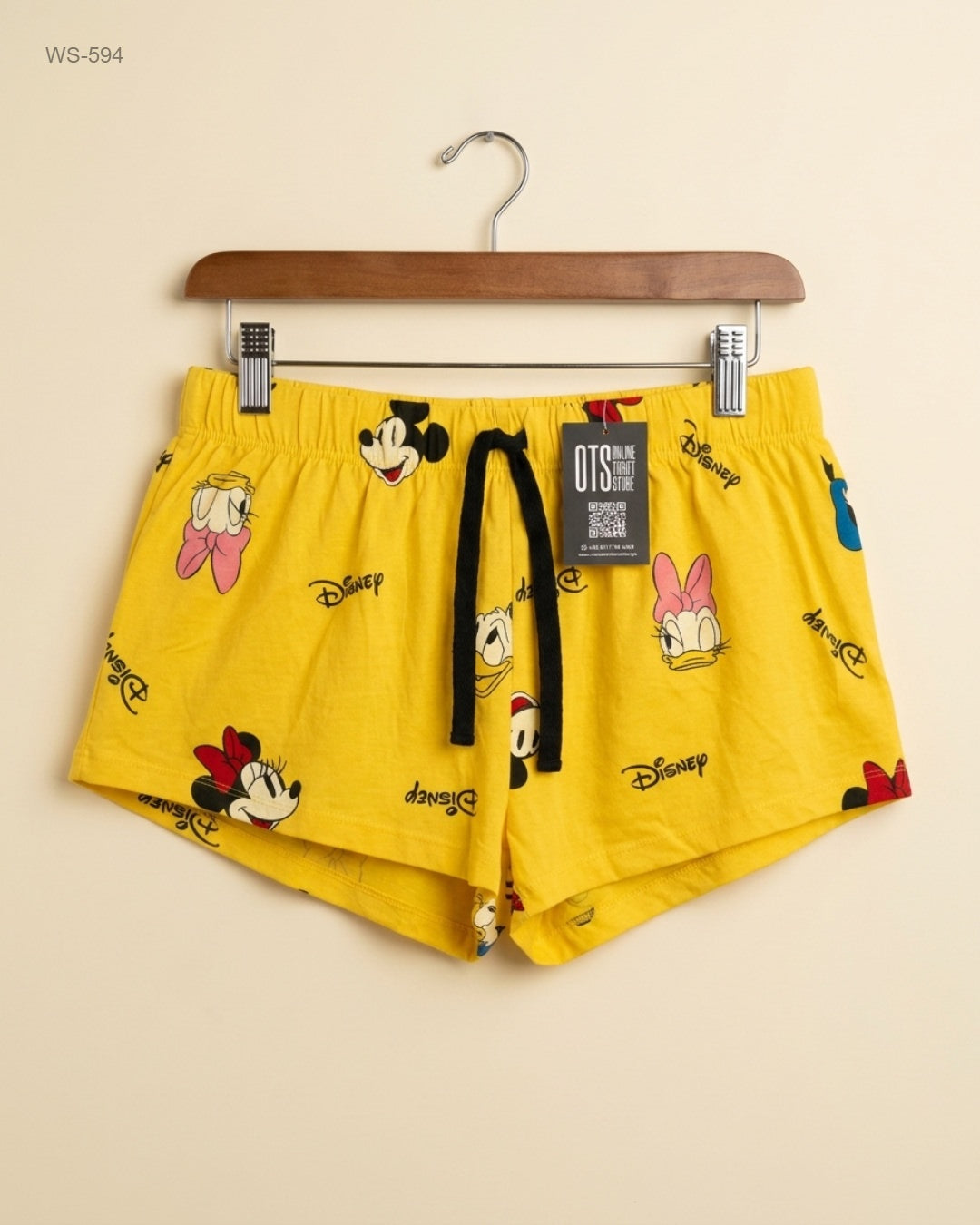 Womens Shorts | Primark | Preloved Branded | Yellow Cotton | Premium | OTS Thrift Store Peshawar Pakistan