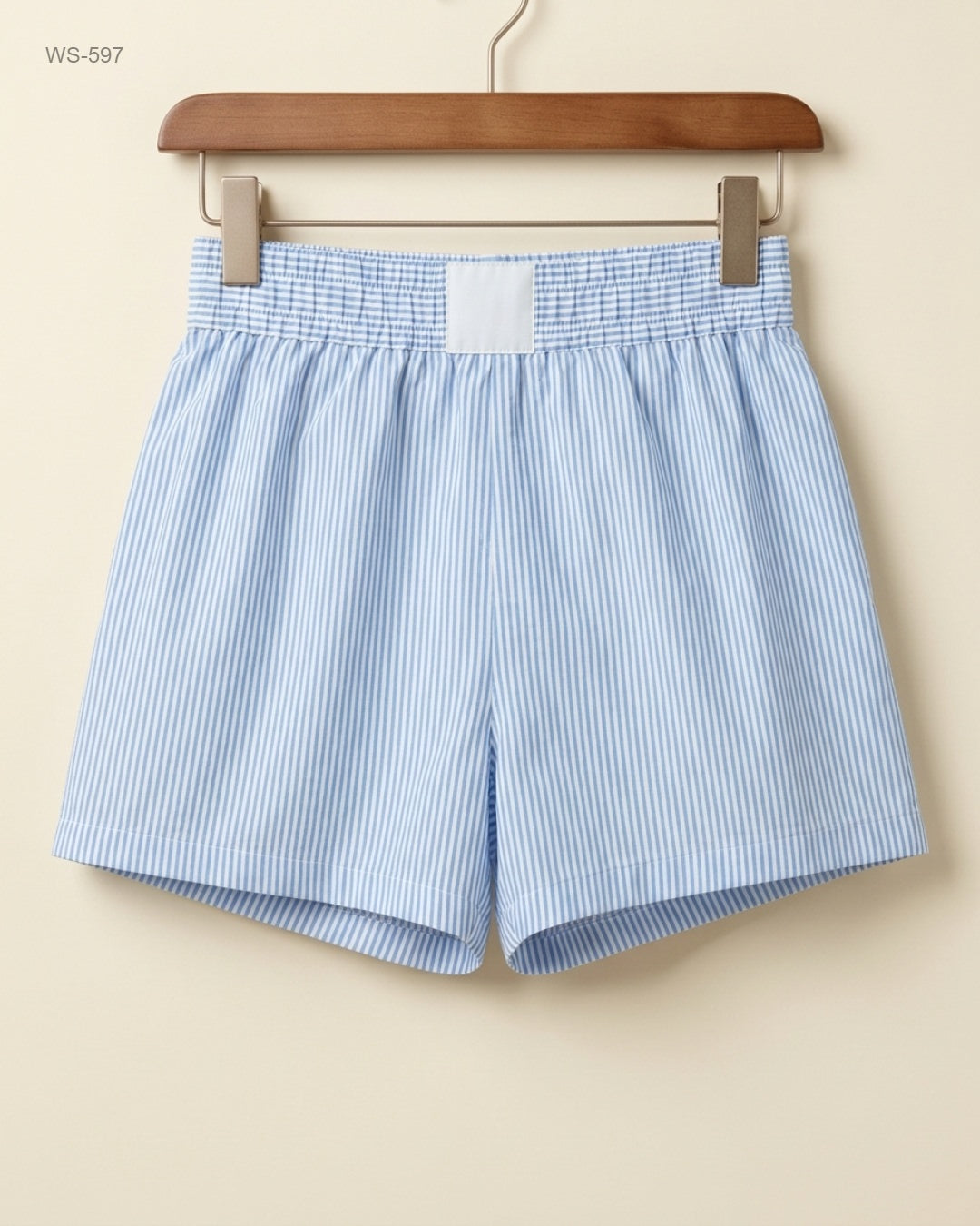 Shop Premium Womens Shorts by Shein | Preloved Branded Clothes | SkyBlue Cotton | Womens | OTS Thrift Store Lahore Pakistan