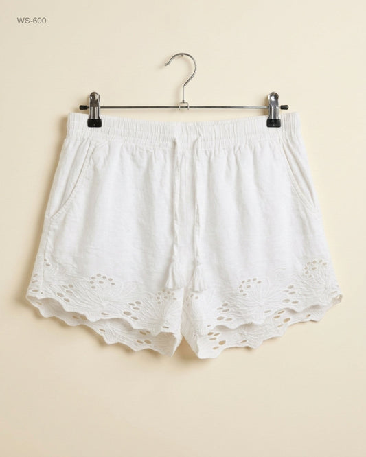 Premium Condition Womens Shorts | Preloved LOVE TO LOUNGE | White cotton | Thrift Shop for Womens Karachi Pakistan | OTS