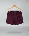 Premium Condition Womens Shorts | Preloved NUTMEG | Maroon Cotton | Thrift Shop for Women Islamabad Pakistan | OTS