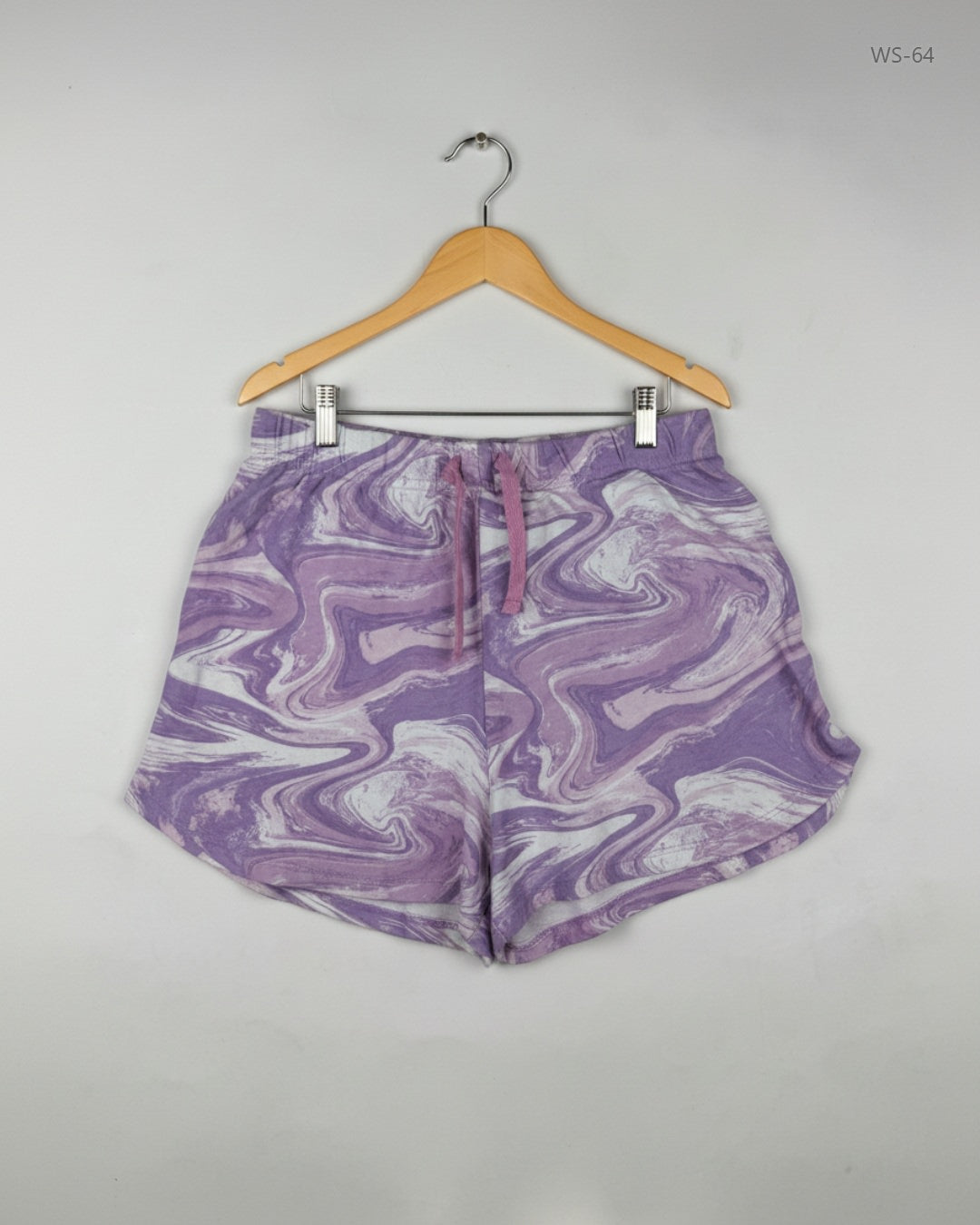Preloved Premium Womens Shorts by Cut Label, Purple Cotton for Women - OTS Thrift Shop Islamabad Pakistan