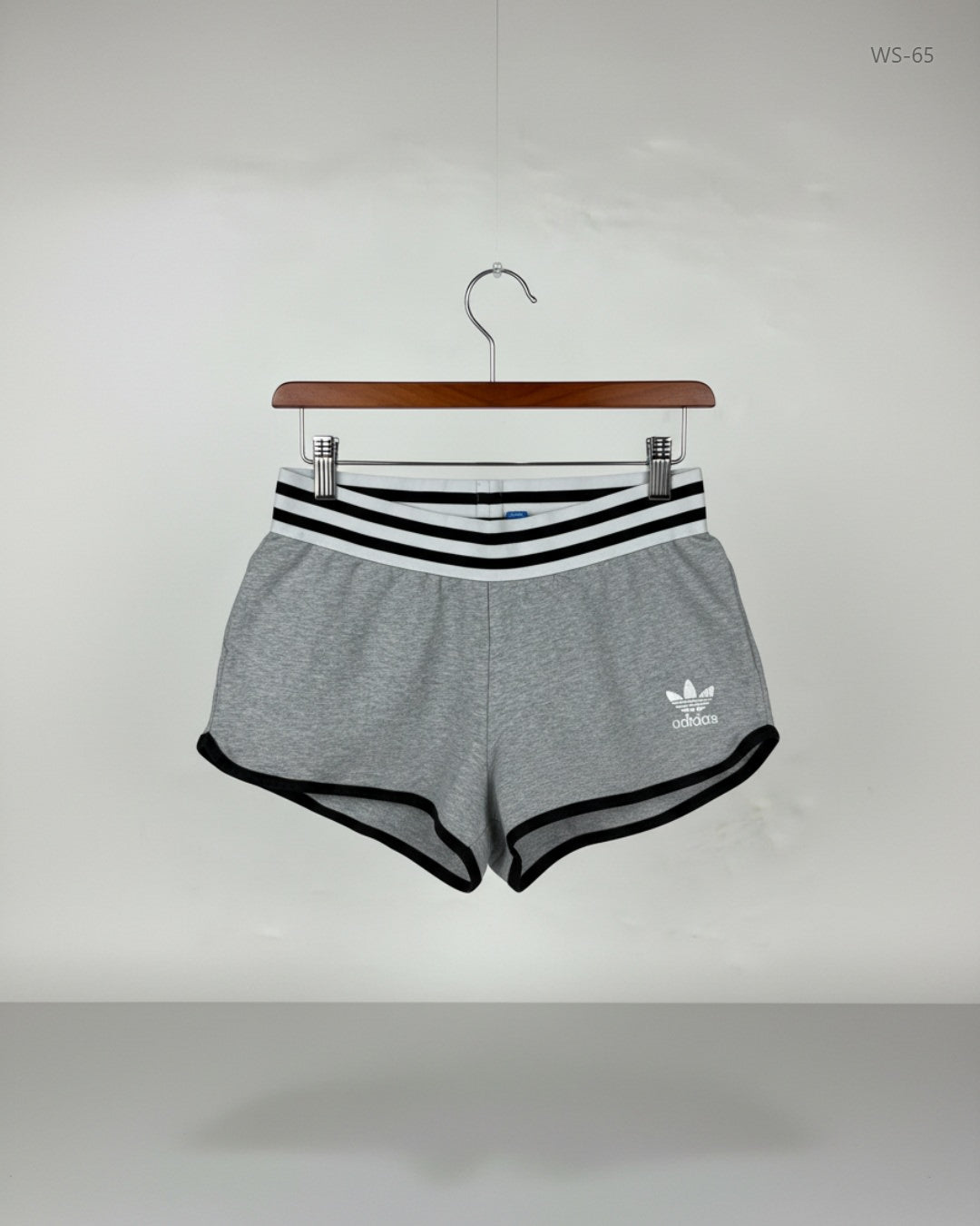 Womens Shorts | ADIDAS | Preloved Branded | Grey Cotton | Premium | OTS Thrift Store Peshawar Pakistan