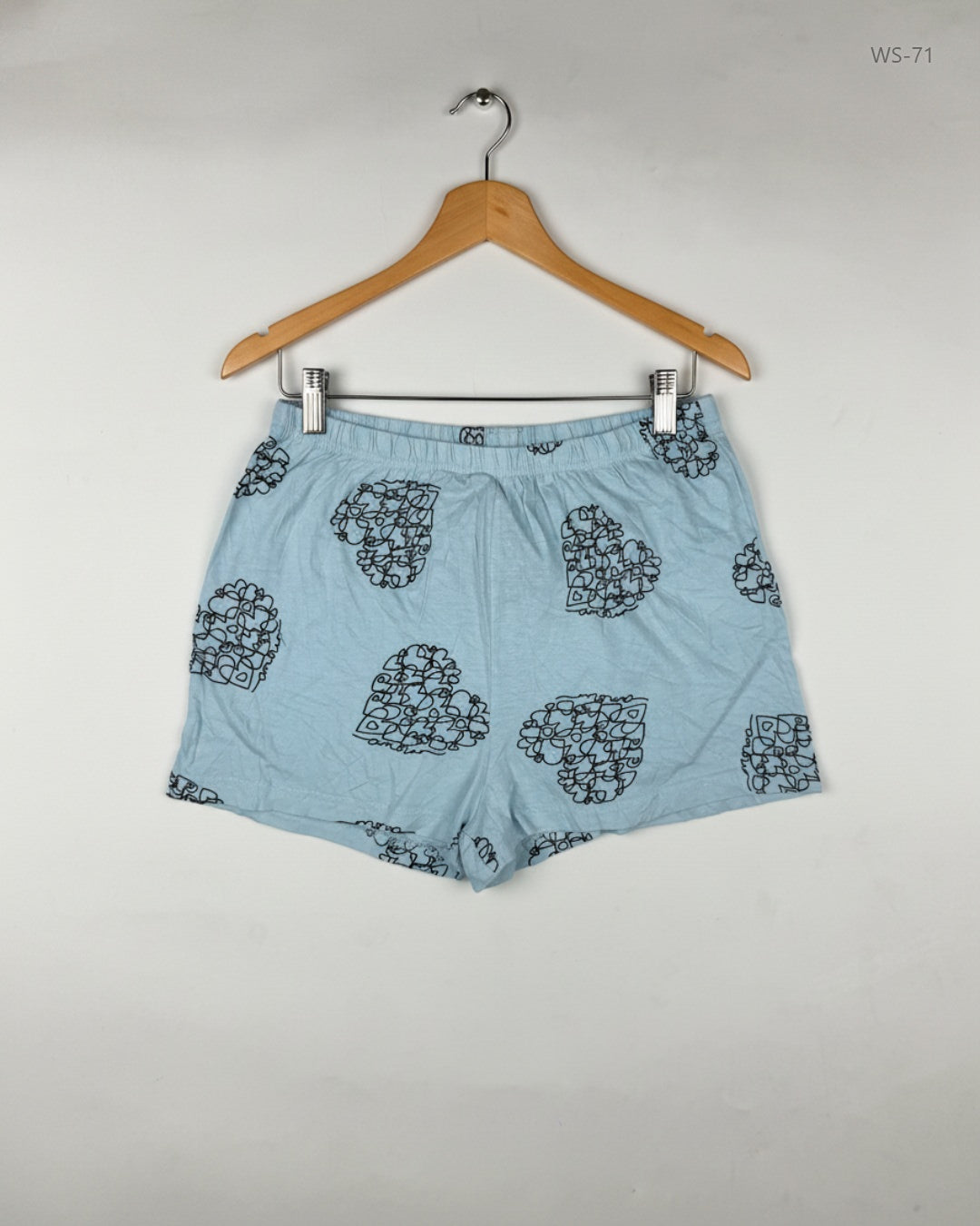 Preloved Premium Womens Shorts by New Look, SkyBlue Cotton for Women - OTS Thrift Shop Peshawar Pakistan