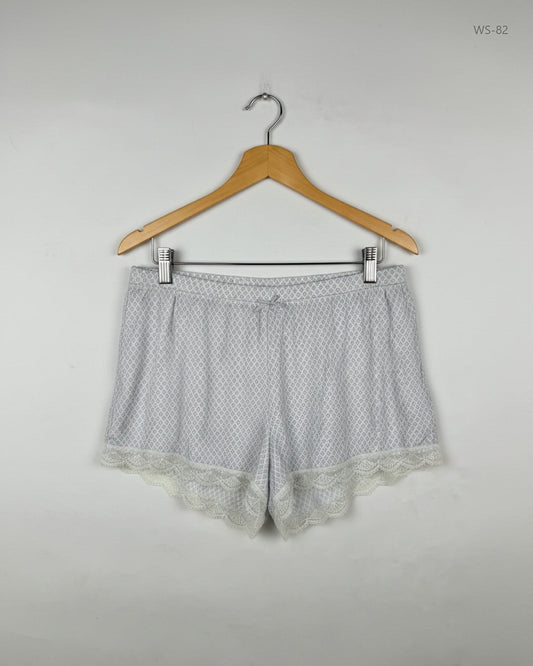 Preloved Premium Womens Shorts by cynthia rowley, OffWhite Polyester for Women - OTS Thrift Shop Islamabad Pakistan
