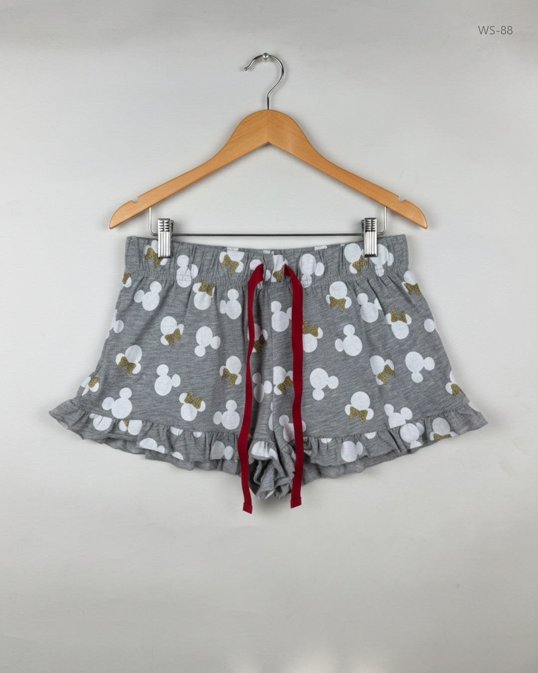 Premium Condition Womens Shorts | Preloved Disney | Gray Polyester | Thrift Shop for Women Peshawar Pakistan | OTS