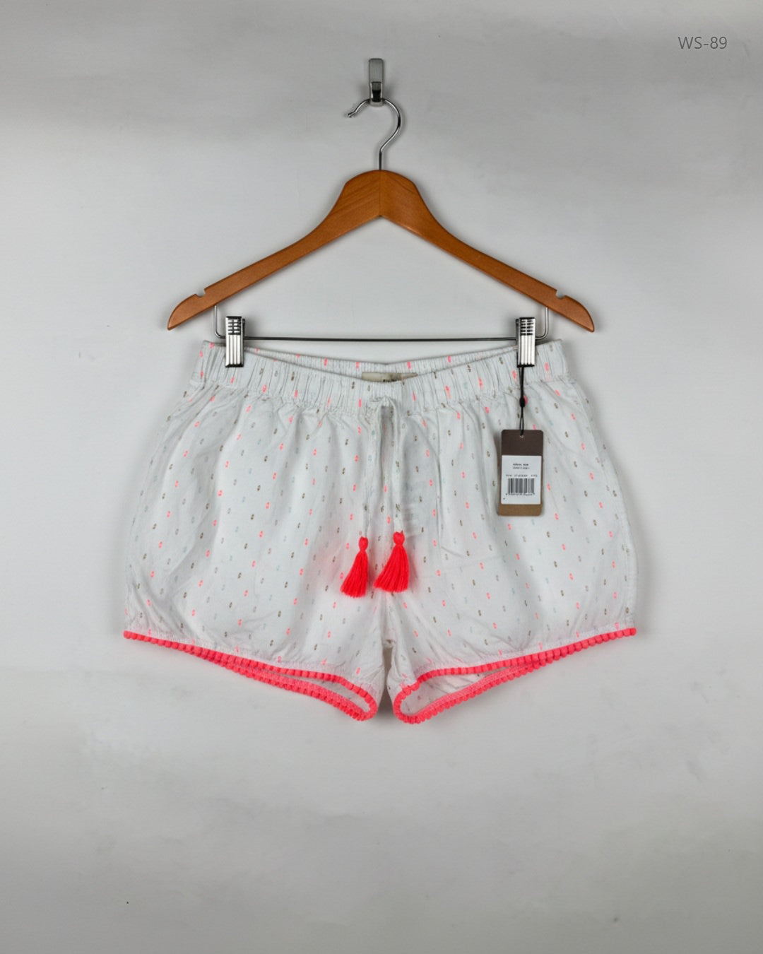 Shop Premium Womens Shorts by George | Preloved Branded Clothes | White Cotton | Women | OTS Thrift Store Karachi Pakistan