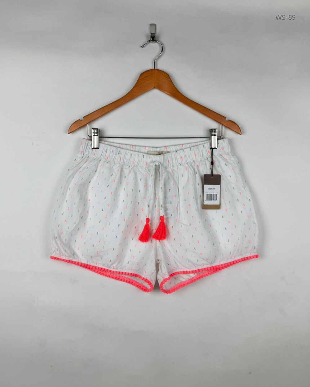 Shop Premium Womens Shorts by George | Preloved Branded Clothes | White Cotton | Women | OTS Thrift Store Karachi Pakistan
