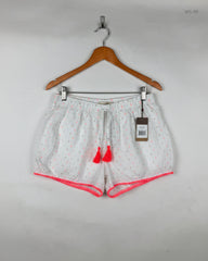 Shop Premium Womens Shorts by George | Preloved Branded Clothes | White Cotton | Women | OTS Thrift Store Karachi Pakistan