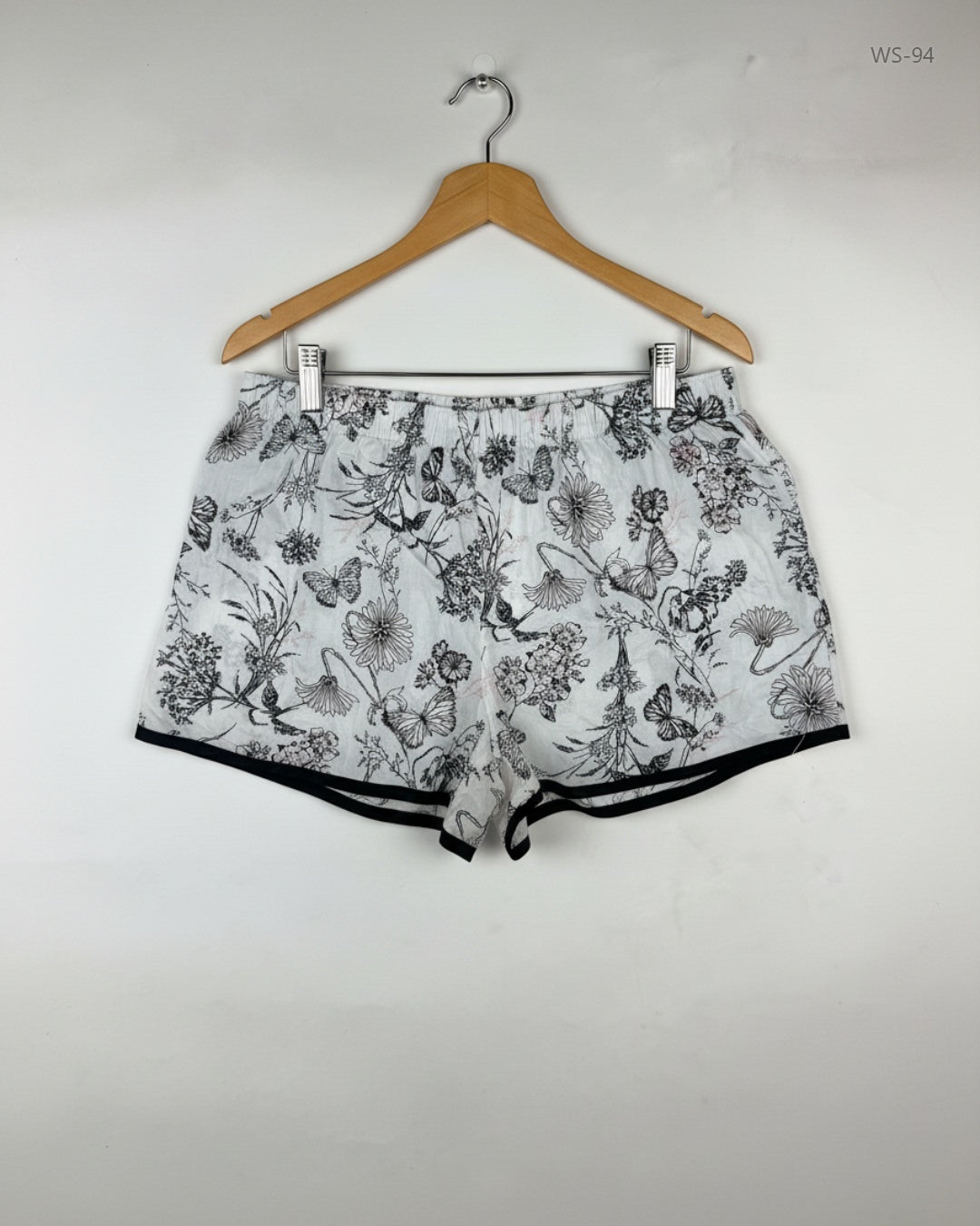 Womens Shorts | George | Preloved Branded | Black & White Cotton | Premium | OTS Thrift Store Lahore Pakistan