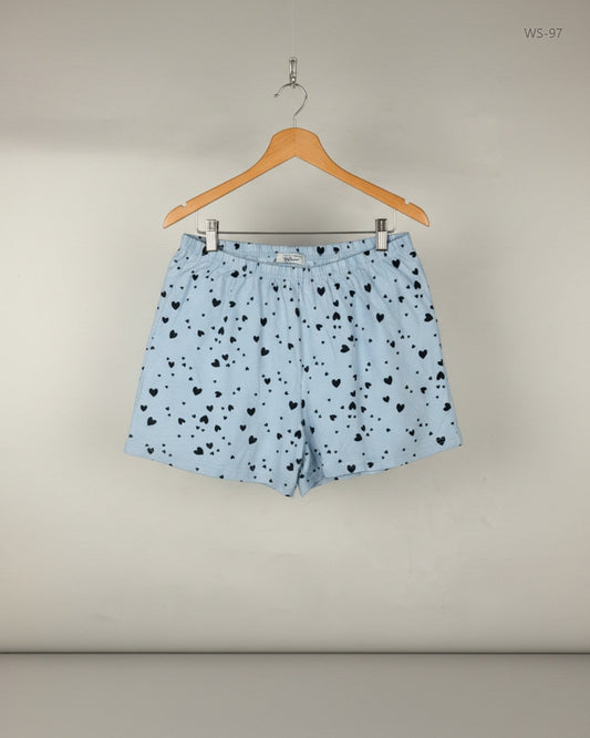 Womens Shorts | New Look | Preloved Branded | SkyBlue Cotton | Premium | OTS Thrift Store Karachi Pakistan