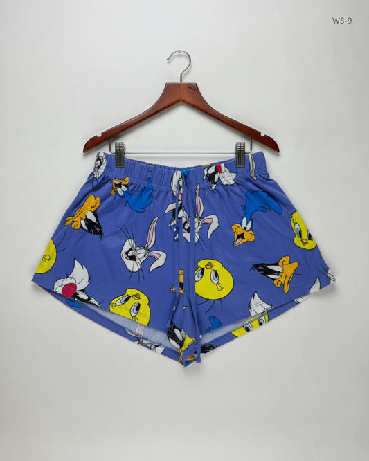 Womens Shorts | Primark | Preloved Branded | Purple Polyester | Premium | OTS Thrift Store Karachi Pakistan
