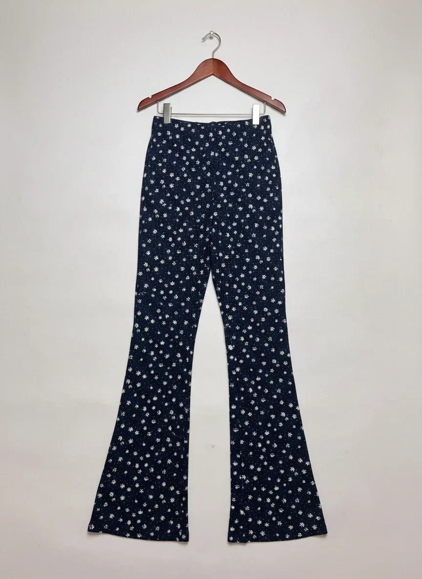 Womens Summer Trousers | Primark | Preloved Branded | Navy Blue Viscose | Premium | OTS Thrift Store Karachi Pakistan