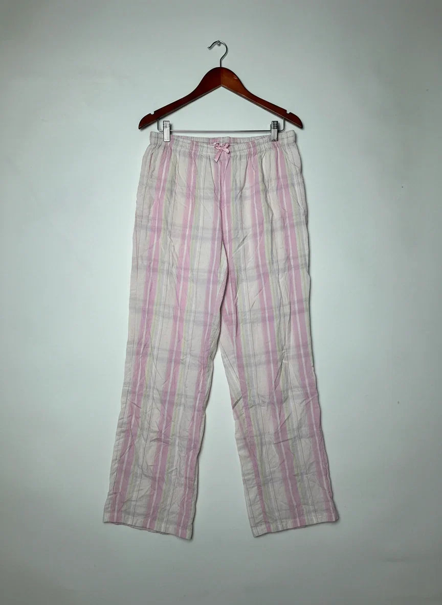 UK Imported secondhand Womens Summer Trousers - Marks & Spencer brand, Multi Cotton, Premium condition, for Womens - Online Thrift Store Karachi Pakistan