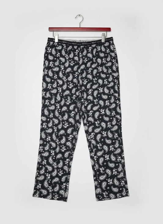 Premium Condition Womens Summer Trousers | Preloved NEXT | Black & White Cotton | Thrift Shop for Womens Lahore Pakistan | OTS