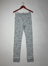 Secondhand Branded Womens Summer Trousers by NEXT, GRAY MULTI Cotton fabric, Excellent condition, for Womens - Online Thrift Shop Islamabad Pakistan