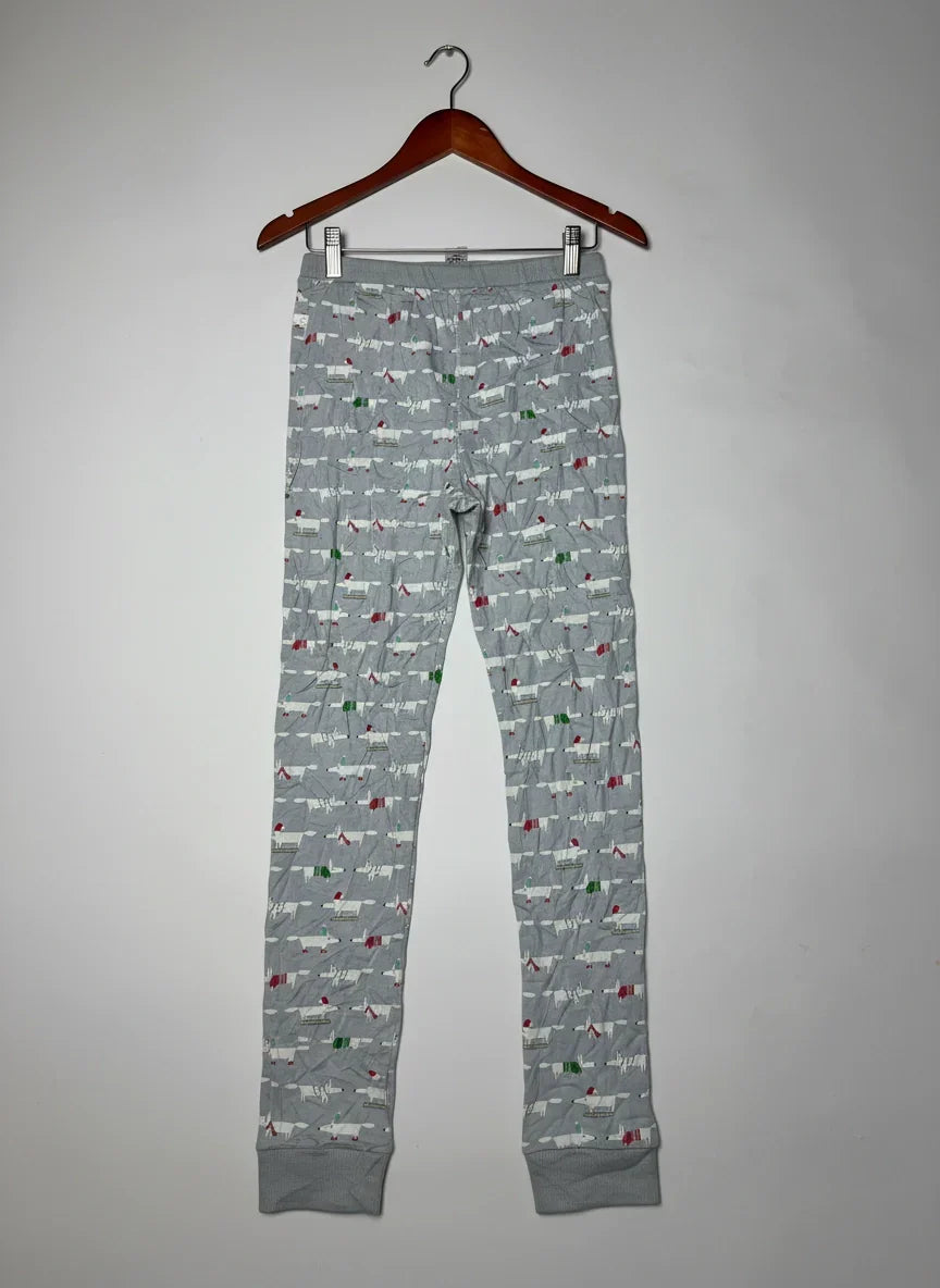 Secondhand Branded Womens Summer Trousers by NEXT, GRAY MULTI Cotton fabric, Excellent condition, for Womens - Online Thrift Shop Islamabad Pakistan