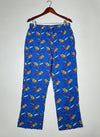 Shop Premium Womens Summer Trousers by CARGO QUAY | Preloved Branded Clothes | BLUE MULTI Cotton | Womens | OTS Thrift Store Karachi Pakistan