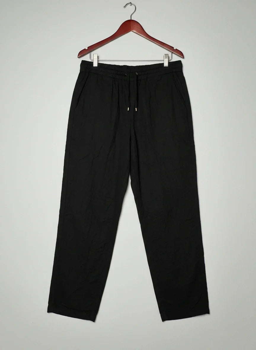 Shop Premium Womens Summer Trousers by NEXT PETITE | Preloved Branded Clothes | CHARCOOL Viscose | Womens | OTS Thrift Store Karachi Pakistan