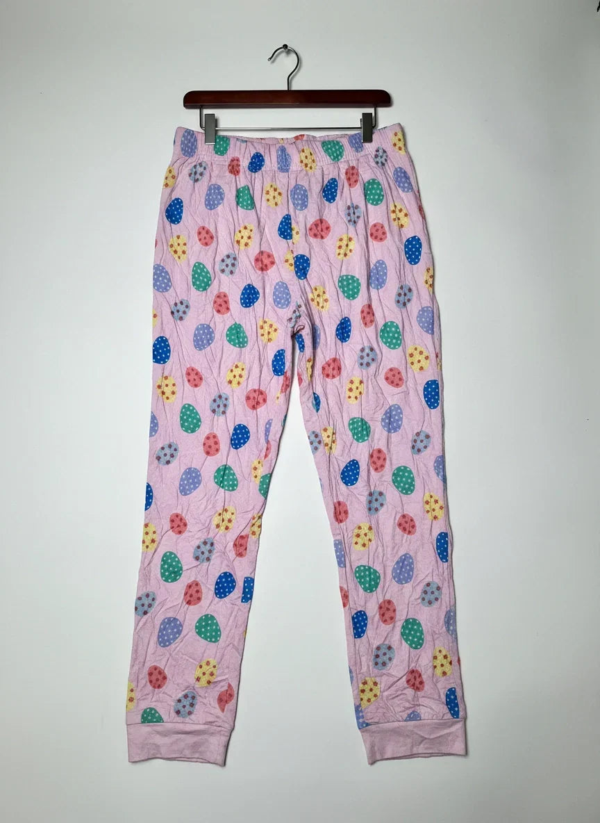 Shop Premium Womens Summer Trousers by BEE YOU | Preloved Branded Clothes | PINK MULTI Cotton | Womens | OTS Thrift Store Islamabad Pakistan