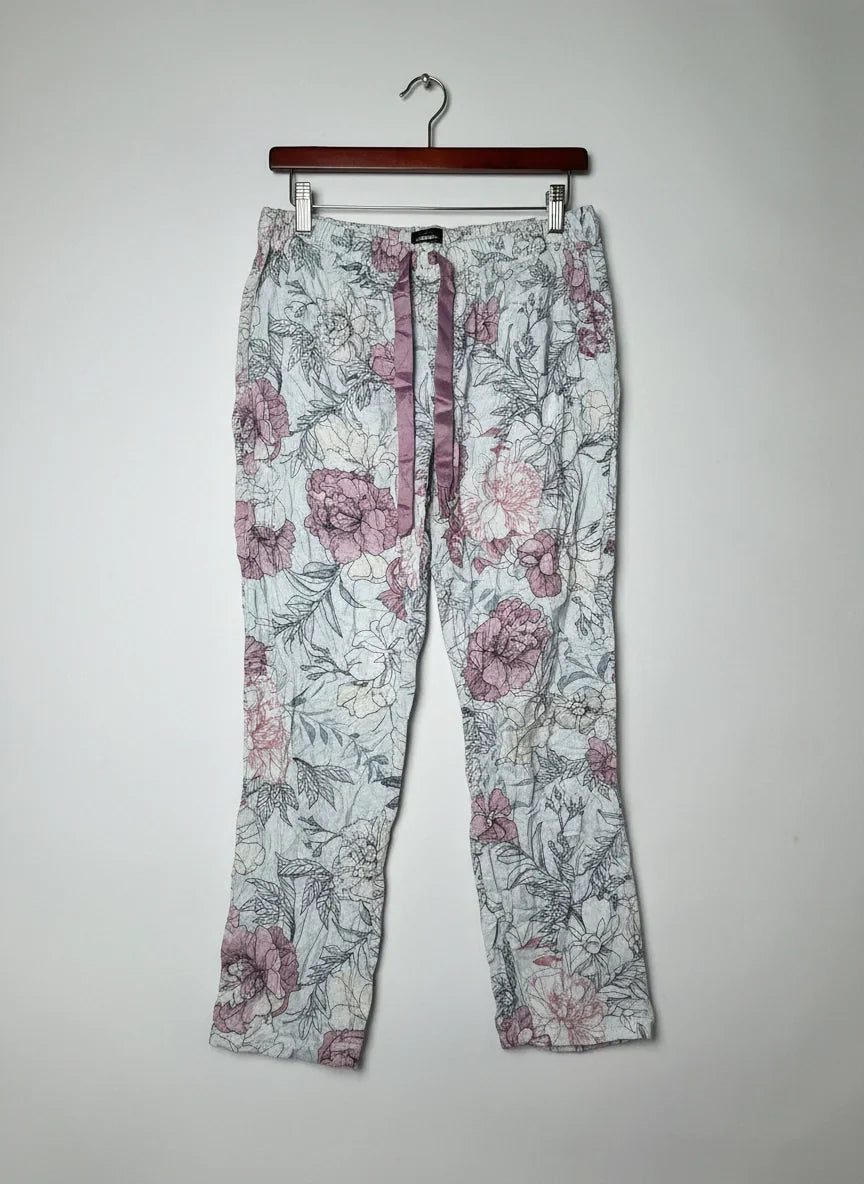 Premium Condition Womens Summer Trousers | Preloved LOVE TO LOUNGE | MULTI Viscose | Thrift Shop for Womens Peshawar Pakistan | OTS