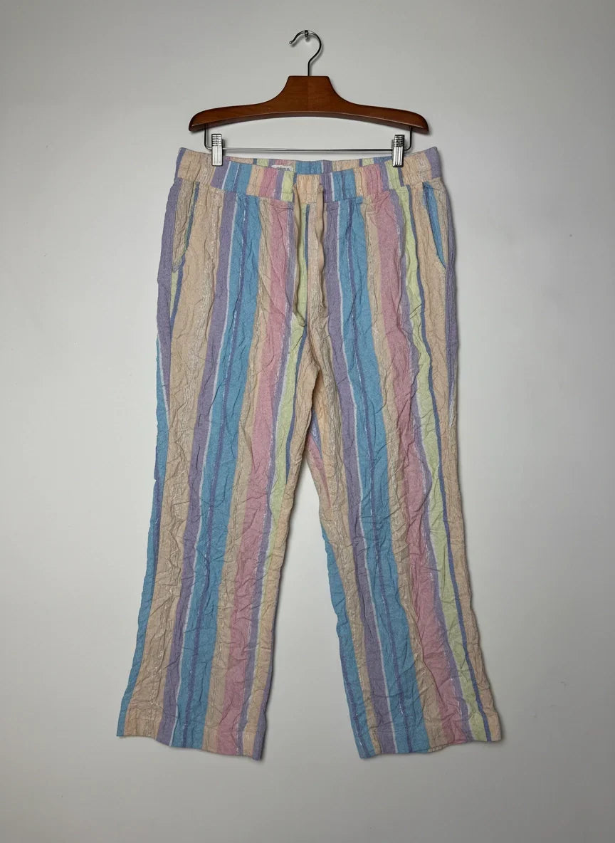 Premium Condition Womens Summer Trousers | Preloved F&F | MULTI Viscose | Thrift Shop for Womens Karachi Pakistan | OTS