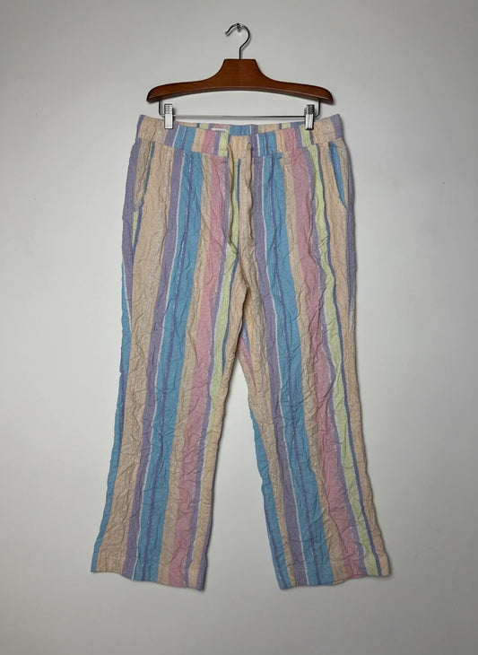 Premium Condition Womens Summer Trousers | Preloved F&F | MULTI Viscose | Thrift Shop for Womens Karachi Pakistan | OTS