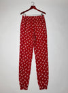 Secondhand Branded Womens Summer Trousers by IN THE STYLE, RED MULTI Polyester fabric, Premium condition, for Womens - Online Thrift Shop Karachi Pakistan