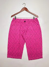 UK Imported secondhand Womens Summer Trousers - George brand, DARK PINK Polyester, Premium condition, for Womens - Online Thrift Store Lahore Pakistan