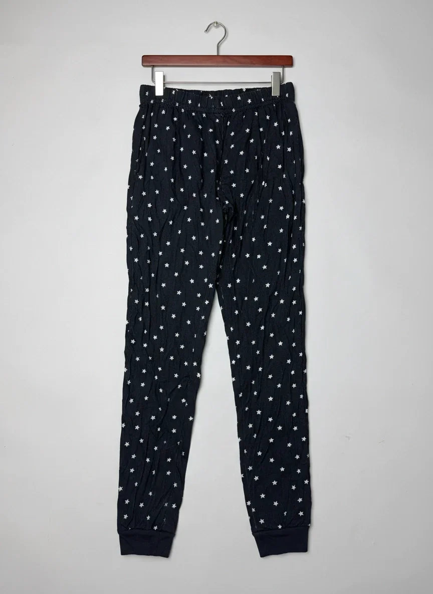 Shop Excellent Womens Summer Trousers by LADIES | Preloved Branded Clothes | BLACK Cotton | Womens | OTS Thrift Store Lahore Pakistan