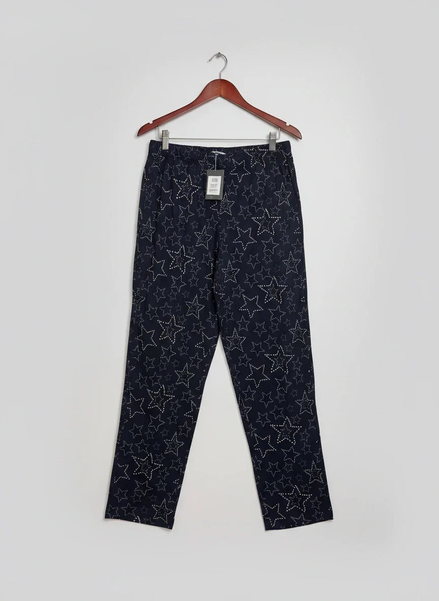 Premium Condition Womens Summer Trousers | Preloved TU | Black Cotton | Thrift Shop for Womens Islamabad Pakistan | OTS