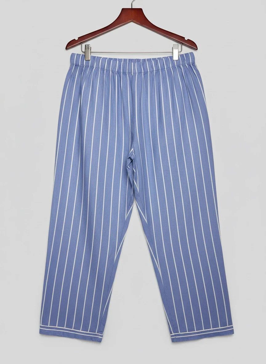 Preloved Premium Womens Summer Trousers by Primark, SkyBlue Polyester for Womens - OTS Thrift Shop Karachi Pakistan