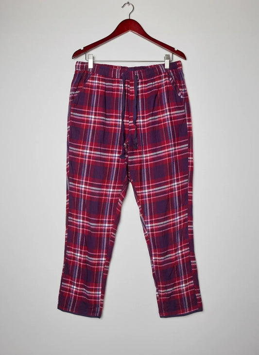 UK Imported secondhand Womens Summer Trousers - CYBER JUMMIES brand, RED MULTI Cotton, Premium condition, for Womens - Online Thrift Store Peshawar Pakistan