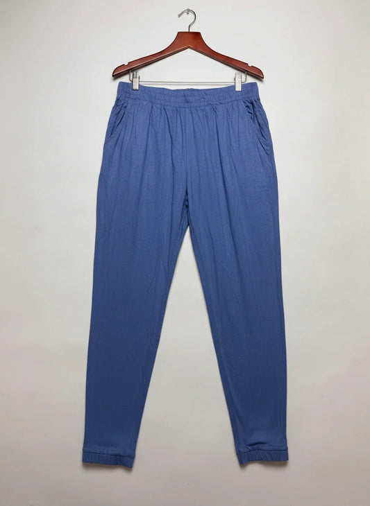 UK Imported secondhand Womens Summer Trousers - TU brand, SkyBlue Polyester, Premium condition, for Womens - Online Thrift Store Peshawar Pakistan