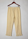 Womens Summer Trousers | TU | Preloved Branded | Yellow Cotton | Premium | OTS Thrift Store Karachi Pakistan