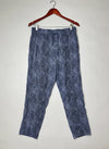 Secondhand Branded Womens Summer Trousers by Marks & Spencer, BLUE Viscose fabric, Premium condition, for Womens - Online Thrift Shop Peshawar Pakistan